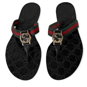 Authentic Gucci Thong Sandals